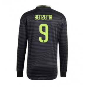 Real Madrid Karim Benzema #9 Tredje Tröja 2022-23 Långärmad